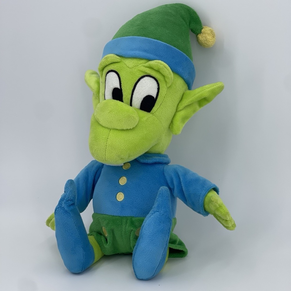 The Simpsons Rare  Green Elf  Plush Matt Groening 16" Toy Universal Studios Park